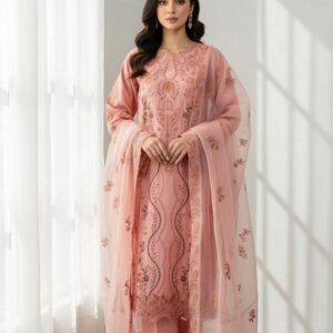 Embroidery 3PC Suit