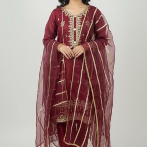Fancy Festive Chiffon Suit