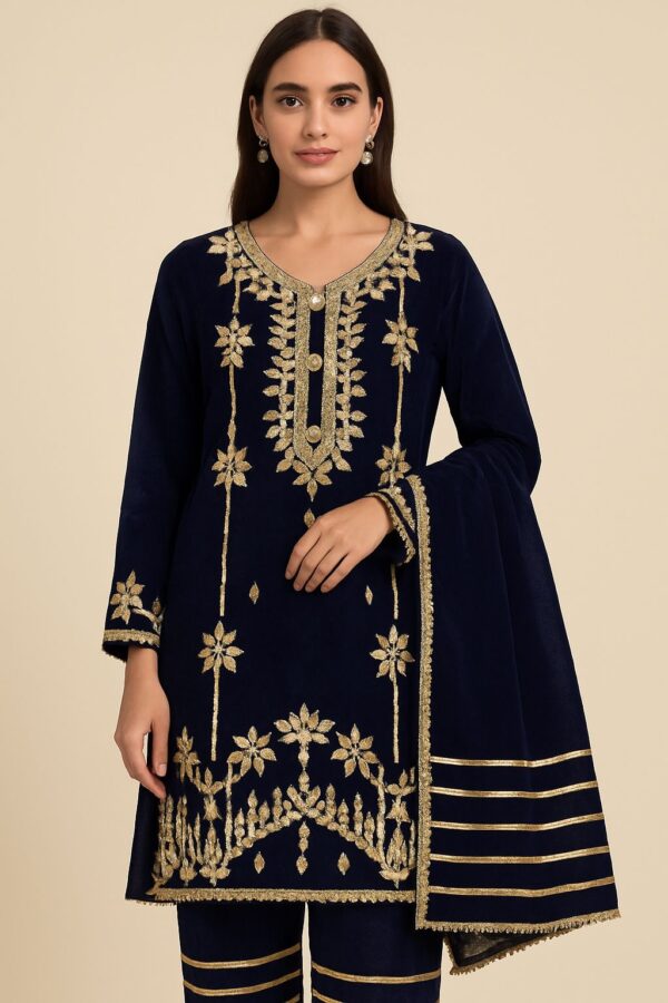 Fancy Festive Chiffon Suit