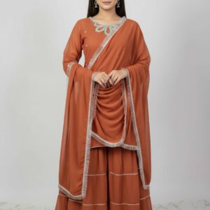 Fancy Festive Chiffon Suit