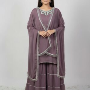 Fancy Festive Chiffon Suit
